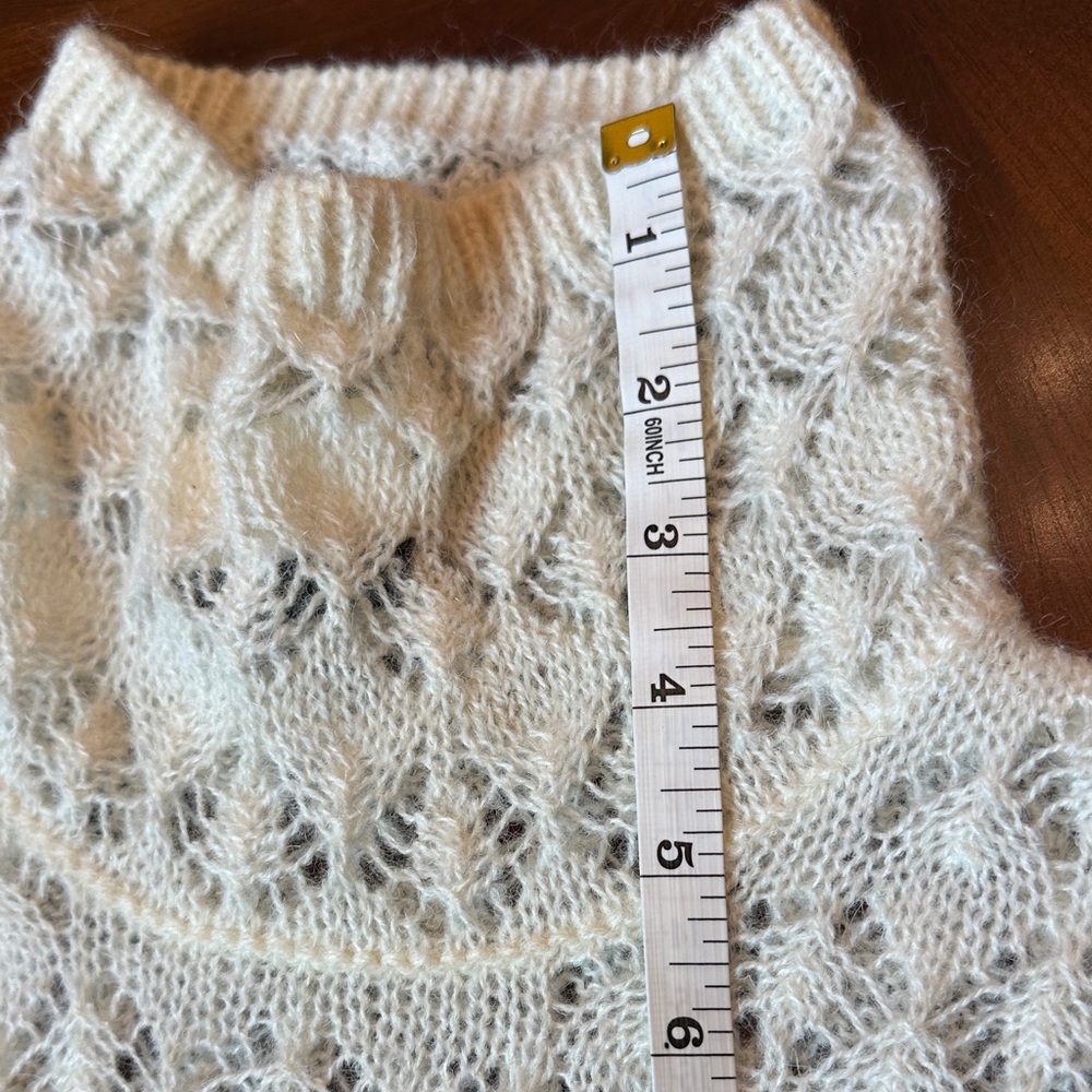 Authentic Dolce & Gabbana Knit Vest & Scarf Set | Turtleneck Sleeveless Top - Picture 3 of 15